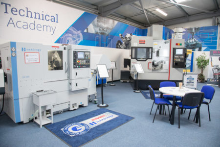 A CNC machining centre for milling