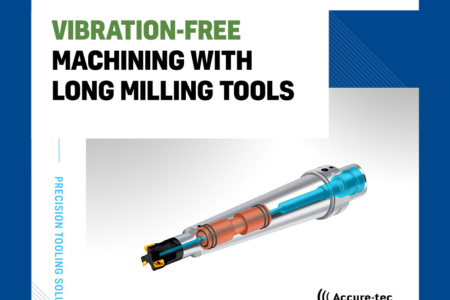 vibration-free machine with long milling tools